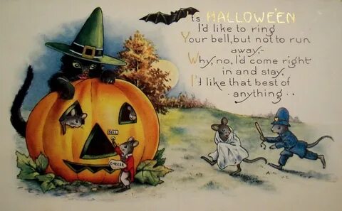 Something Wicked This Way Comes: Vintage Halloween Cards - F