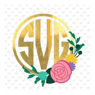 Rcv Monogram Svg - Layered SVG Cut File - Download Free Font