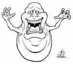 How To Draw Slimer From Ghostbusters - Easy Draw