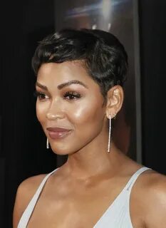 More Pics of Meagan Good Pixie Meagan good short hair, Short