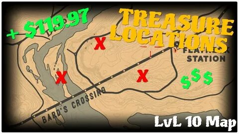 TREASURE LOCATIONS in Red Dead Online - Lvl 10 - Bard's Cros