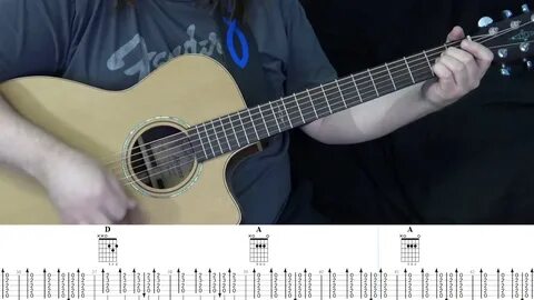 Neon Moon Acoustic Guitar Chords with Performance and Tab Ch