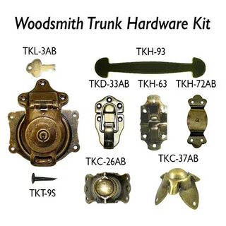 Woodsmith Trunk Hardware Kit