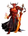 Efreeti Full No Shield and Spell - Pathfinder PFRPG DND D&D 