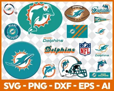 Miami Dolphins Bundle Svg Miami Dolphins Svg For Cricut Miam