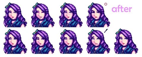 Avyss' Abigail Portrait (CP) Mod Stardew Valley Mod Download