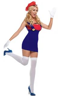 Super mario costume women N7466