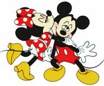 Mickey E Minnie Png Se Beijando - Novocom.top