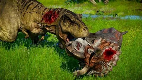 T-Rex Vs Nasutoceratops, Triceratops, Stegoceratops, Sinocer