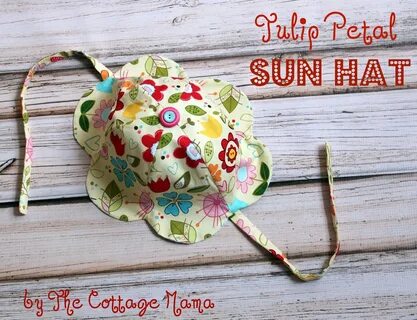 Guest Blogging Riley Blake Designs Tulip Petal Sun Hat Patte