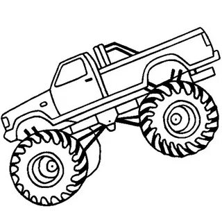 Monster Jam Landing Monster Truck Coloring Pages : Color Lun