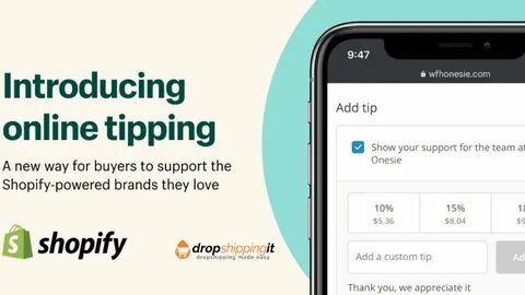 How To Set Up Shopify Tipping Option In Your Store (2021)