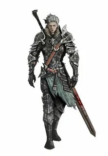 Male Human Greatsword Fighter - Pathfinder PFRPG DND D&D 3.5