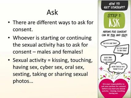 Sexual Consent - Information for Sexual Health Educators - p
