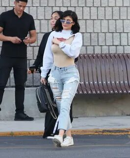 Kylie Jenner in Jeans Out in Los Angeles -01 GotCeleb