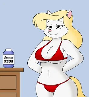 Minerva Mink Weight Gain Animation by Maddie212 -- Fur Affin