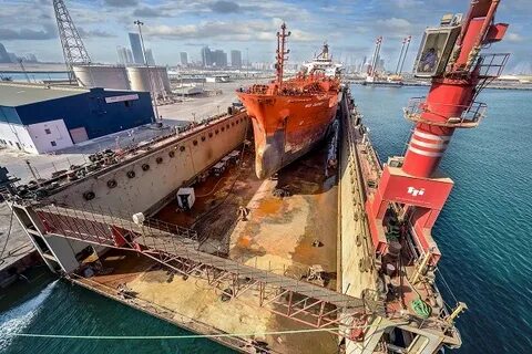 Abu Dhabi Ship Building inaugurates floating dry dock - Logi
