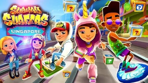 Subway Surfers Singapore : Gameplay - YouTube