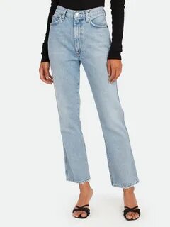 AGOLDE Pinch Waist High Rise Kick Flare Slim-Straight Jeans 