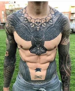 Pin by Диана Алексеева on Tattoos Cool chest tattoos, Chest 