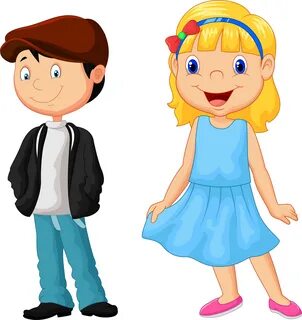 Free Boy And Girl Cartoon Clipart, Download Free Boy And Gir