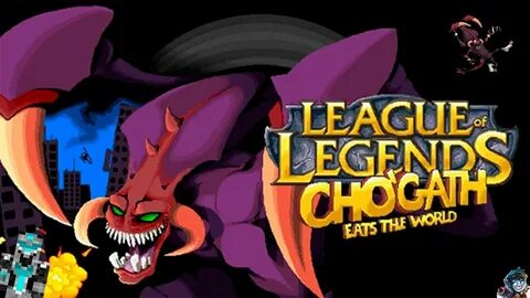 Minijuego de League of Legends - Cho Gath eats the world - Y