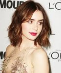 Pin by Ieva Pieva on Lily Collins Hair styles, Lily collins 