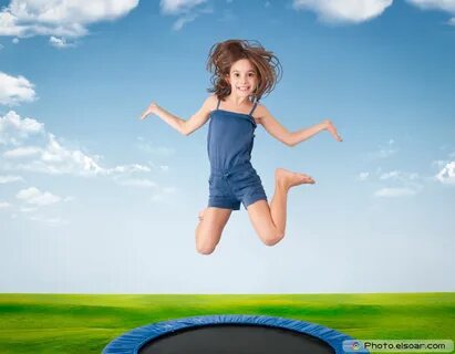 Children 'Boys With Girls' Jumping. Hi-Res Photos - ELSOAR