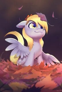 Autumn Leaves by Imalou Pony drawing, Derpy hooves, My littl