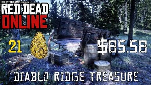 Red Dead Online - Diablo Ridge Treasure Map Location - YouTu