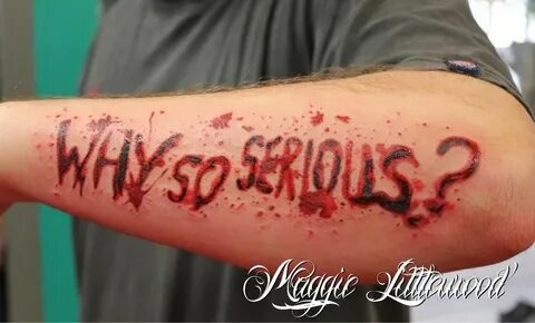 Joker tattoo design, Why so serious tattoo, Cool tattoos for