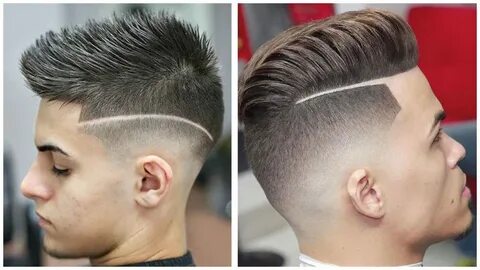 Corte De Pelo Hombre Degrade Con Linea Cortes De Pelo