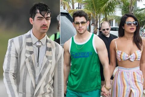 Joe Jonas, Nick Jonas and Priyanka Chopra party in Miami