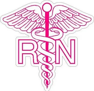 gasogas RN Symbol vinyl decal sticker Registered Nurse medic