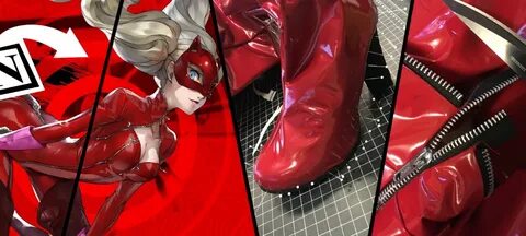 Details about Persona 5 Ann Anne Takamaki Shujin Red Jumpsui