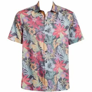 Tommy Bahama S/s Shirt Fuego Flora in Cotton Tencel - XLT fo