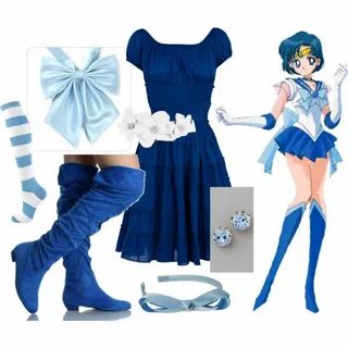 Casual Cosplay: "Sailor Mercury" by catloverd on Polyvore An