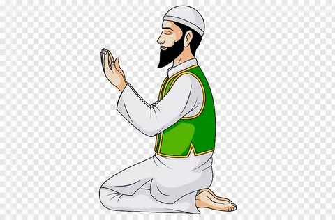 Arab man praying illustration, Prayer Salah Muslim Islam All