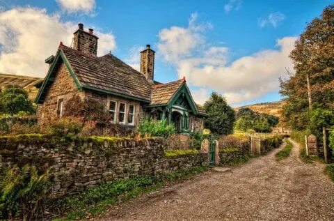 Edale, Peak District, Derbyshire, UK Derbyshire, Cottages en