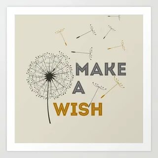make a wish gold Art Print by 16floor Society6