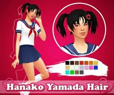 Yandere Sim Hair Models All in one Photos