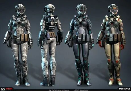 Defiance Character Art Dump - Page 5 Sci-fi armor, Armor con
