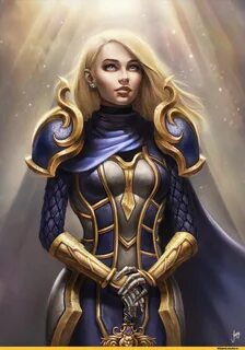 Warcraft art, Fantasy women, Paladin