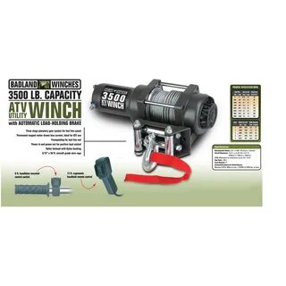 Parts & Accessories 3500 lb ATV/Utility Electric Winch NIB B