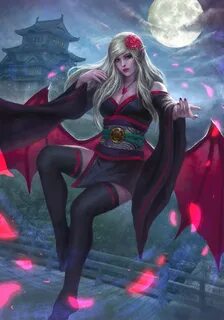 ArtStation - Vampira, Angan Kelana Fantasy girl, Vampire art