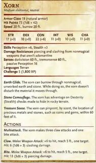 5e Monster Stat Block 10 Images - Five Movie Monsters For Yo