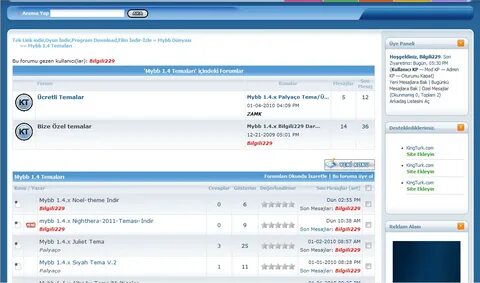 Kalemzede.Net - Forum - Tekil Mesaj gösterimi - 1.4 Mybb 1.4