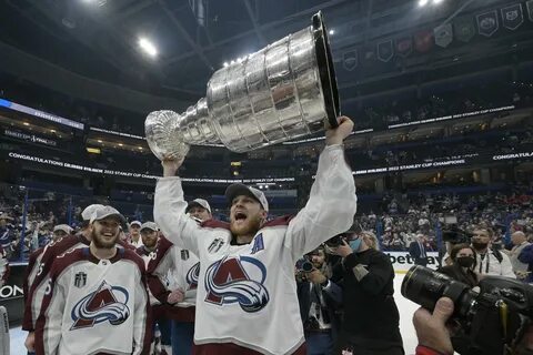 MacKinnon shines in clinching win, helps Avs win Stanley Cup.