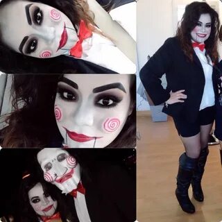 Jigsaw makeup . Diy halloween costumes for women, Halloween 