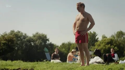 ausCAPS: James Norton and Robson Green shirtless in Grantche